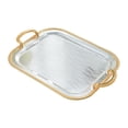 thumbnail image 3 of Bandeja de servicio rectangular con asas, antideslizante, de lujo, decorativa. M, 3 of 9