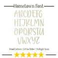 thumbnail image 2 of Blank MDF Letter 6'' Tall Hometown DIY R, Paintable Alphabet A-Z, 2 of 3