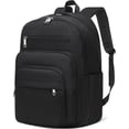 thumbnail image 1 of Mochila FOKDUVB totalmente negra para estudiantes de secundaria, 1 of 7