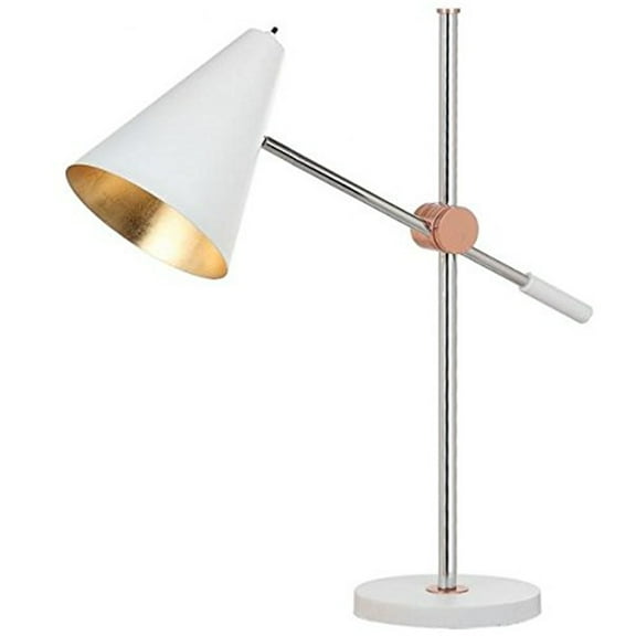 Safavieh Alexus 28 in. H Mid-Century Adjustable Table Desk Lamp