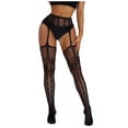 thumbnail image 1 of Intimates Tights Stocking Transparent Soft Lace Open Women Underwear Bodysuit, 1 of 2