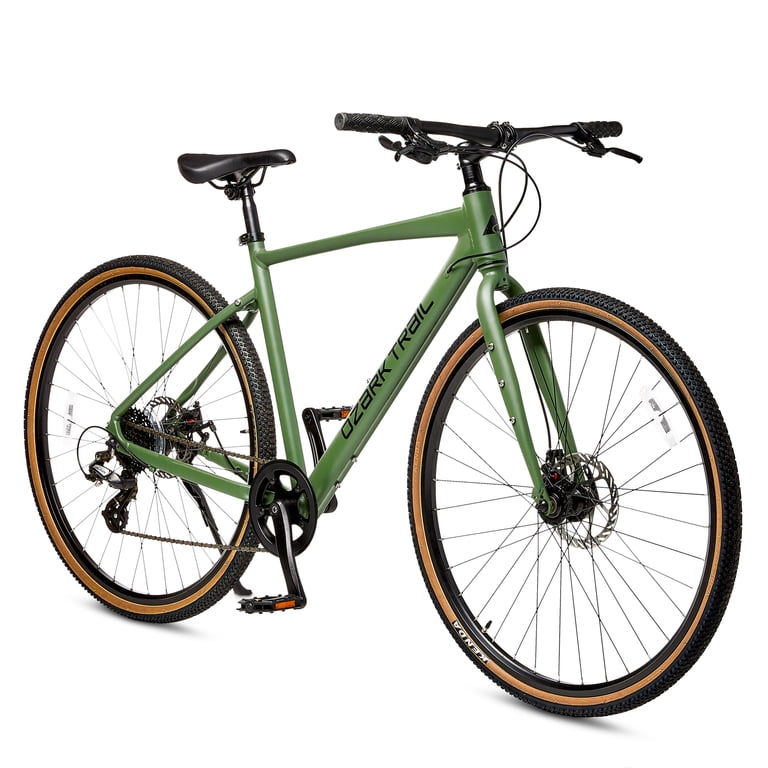 Ozark Trail G.1 Explorer 700C Flat Bar Gravel Bike, Green photo 3