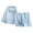 Blue, variant on CPNG Toddler Baby Girls Clothes Summer Breathable Eyelet Sleeveless Ruffle Tops Shorts Set Fashionable Casual Suit(Purple,3-4 Years)