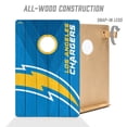 thumbnail image 4 of YouTheFan NFL Los Angeles Chargers 2' x 3' Cornhole Game, 4 of 6