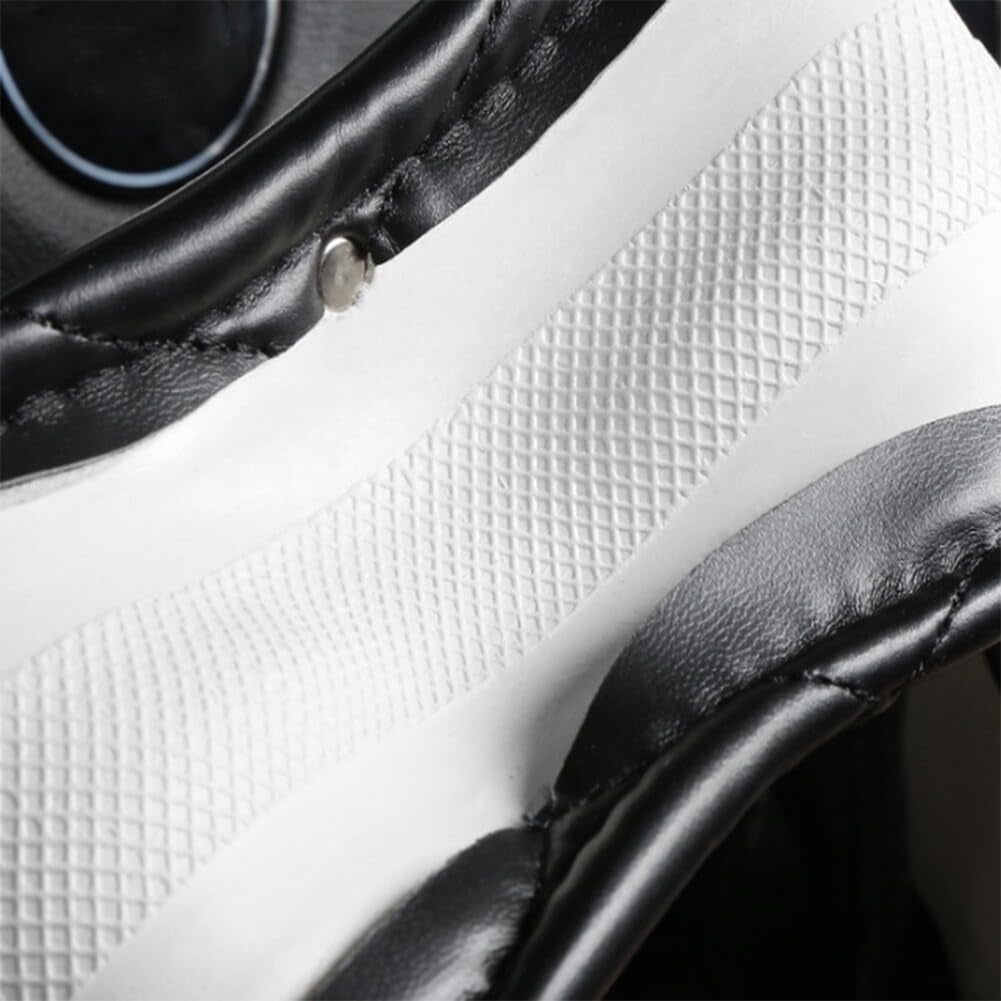 15 Inches Non-Slip Diamond Steering Wheel Cover Bling Bling PU Leather Universal Car Steering Wheel Cover for Women with Diamond Crystal Women Car Interior