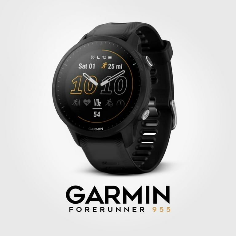 Garmin forerunner 955 (GPS) Black Case with Black Band