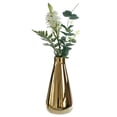 thumbnail image 3 of 10 H Decorative Ceramic Modern Centerpiece Table Flower Vase, Gold, 3 of 6