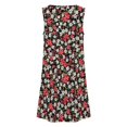thumbnail image 5 of Women's Sleeveless Floral A-Line Casual Dress with Pockets, 5 of 5
