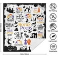 thumbnail image 6 of Halloween Witch Blanket, Halloween Blankets and Throws, Halloween Fleece Throw Blanket, Halloween Throws Gifts for Kids Women Men Adults, White, 50" x 60", 6 of 6