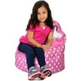 Disney Minnie Mouse Bean Bag Chair, Light Pink