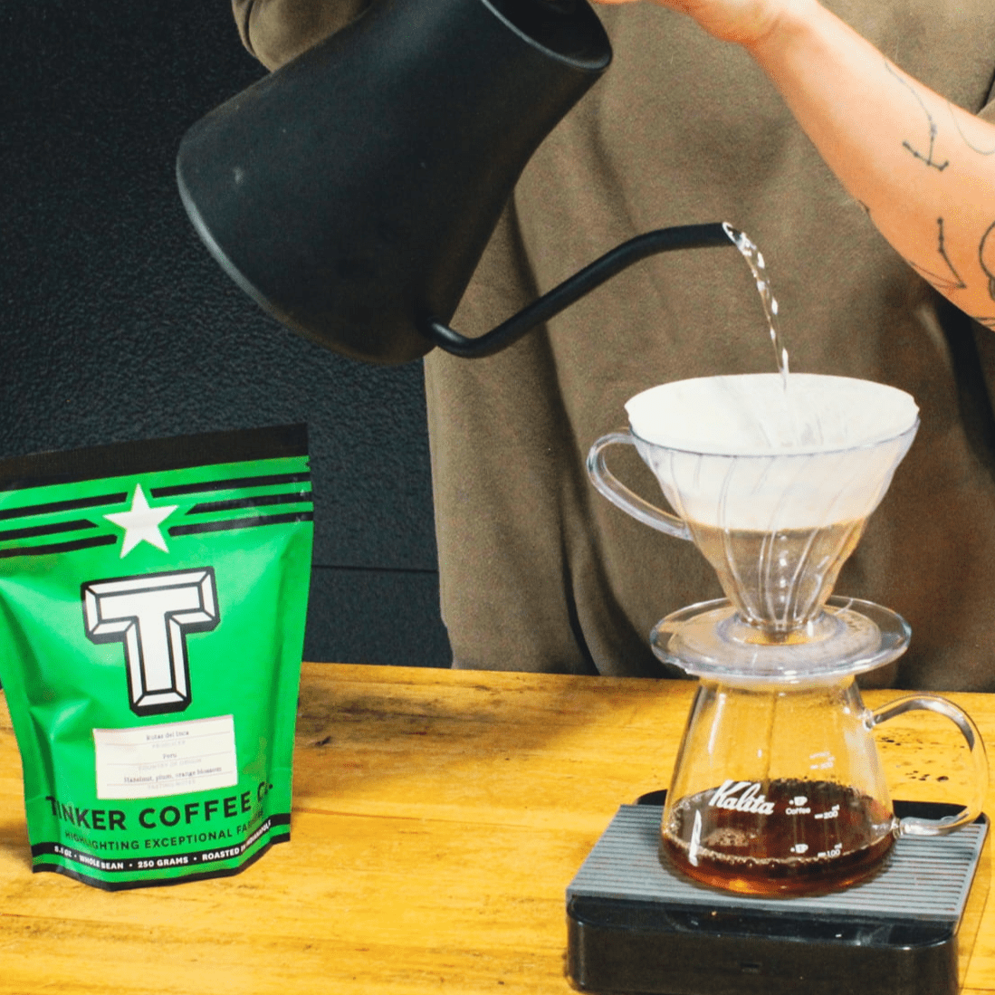 (2 pack) Local Tinker Coffee, Single Origin, Whole Bean, Medium Roast, 8.8oz