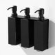 thumbnail image 5 of 250ml Wall Mount Triple Liquid Soap Dispenser, Stainless Steel Chamber Shower Shampoo Dispenser compatible Bathroom Home Hotell SL, 5 of 5