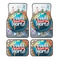 thumbnail image 1 of Balery Travel Around The World Juego de 4 Alfombrillas para Auto, Revestimientos de Caucho Resistente, Diseño Antideslizante, 1 of 7