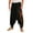 Black, variant on Sweatpants for Men Men's Mois-ture-absorbing Pant And Heat-generating Solid Casual Button Warm Leggings Slim Eleastic Warm Soft Pant Blue,L
