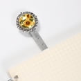 thumbnail image 3 of Sunflower Book Accessories: Vintage Silver Lace-Edged Bookmark - a Must-Have Gift for Readers and Book Lovers, 3 of 5