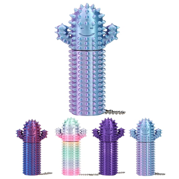 CYFW Little Ouchies Pain Fidget Keychain,Pain Stim Fidget for Adults,Spiky Anxiety Relief Keychain