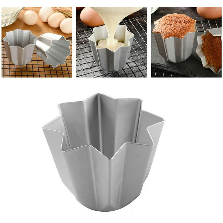1000/750/500 Grams Pandoro Mould 3 Size Anodised Aluminium Silver for DIY  Baking Cake Craft Pastry Bakeware Decoration, Professional Mould Shape for