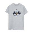 thumbnail image 1 of DC Comics Womens The Flash Batman Metal Logo Cotton Boyfriend T-Shirt, 1 of 4