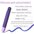 thumbnail image 2 of Bolígrafo capacitivo de escritura a mano de silicona de material de grado alimenticio para niños adecuado para teléfonos móviles, tabletas, máquinas de educación temprana, bolígrafo de pantalla, 2 of 6