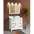 thumbnail image 5 of Vanity Art 36" Single Sink Bathroom Vanity Set with Engineered Marble Top and Free Mirror, 5 of 5