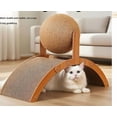 Cat Scratching Toy Rotatable Sisal Ball Corrugated Scratcher Board ...
