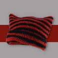 thumbnail image 2 of ZQUUVOU Women Beanie Warm Winter Hats, Cute Ear Soft Knit Lazy Beanie For Womenskull Cap For Men and Women Red, 2 of 4