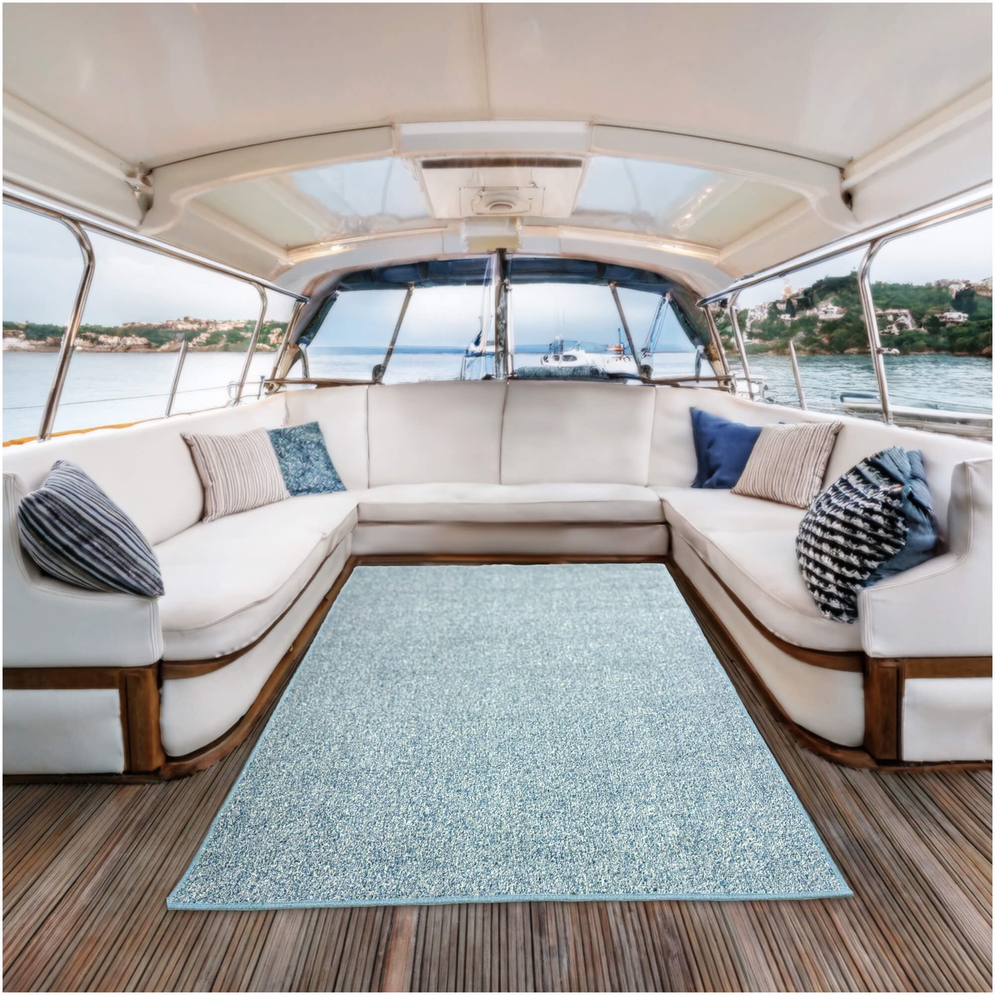Koeckritz Rugs Premium 12'x14' Stillwater Indoor/Outdoor Turf Rug Ideal for Patios, Decks