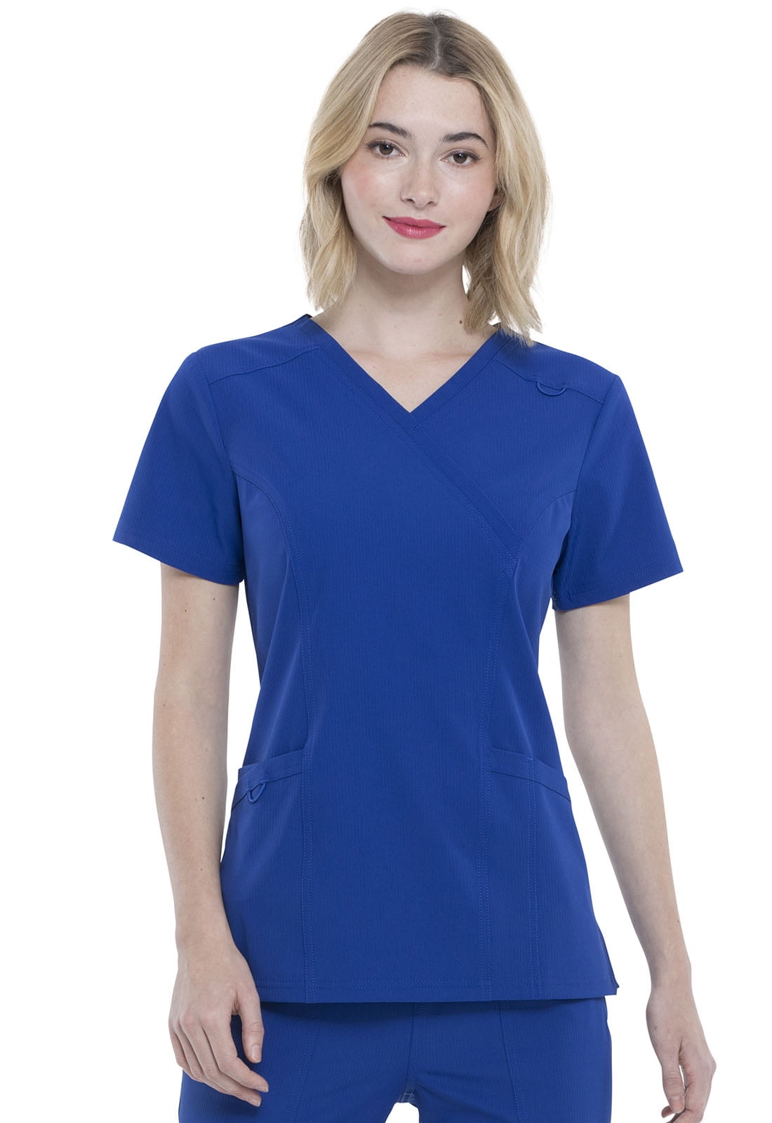 Elle Elle Simply Polished Mock Wrap Women's Scrubs Top, EL620, XS