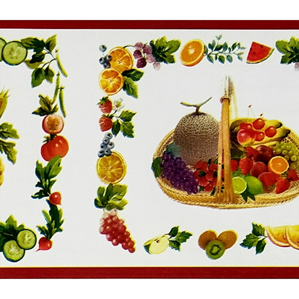Dundee Deco's Peel and Stick Kitchen Red Orange Yellow Purple Brown