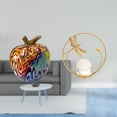 thumbnail image 2 of Estatua de metal con bola de cristal nórdico estilo , figura coleccionable, adorno para mesa, bar, decoración del hogar, regalo para fiestas, e, 2 of 8