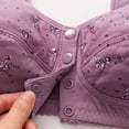 thumbnail image 5 of DondPO Anti Sagging Bras for Older Women Push Up Bras for Women Plus Size Bras for Women Front Closure Bras for Women No Underwire No Wire Bras for Women Wireless Bras with Support and Lift Purple M, 5 of 9