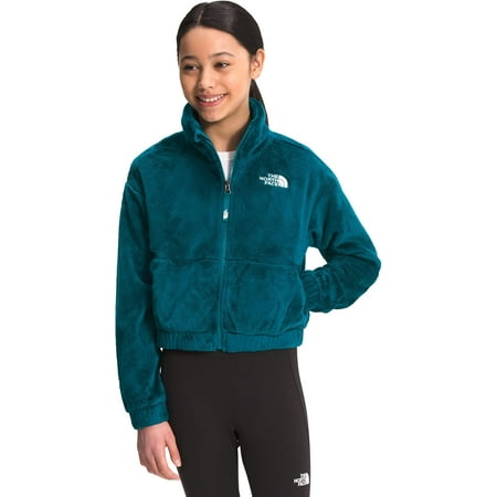 THE NORTH FACE Girls' Osolita Fleece Full-Zip Jacket, Deep Lagoon, Medium