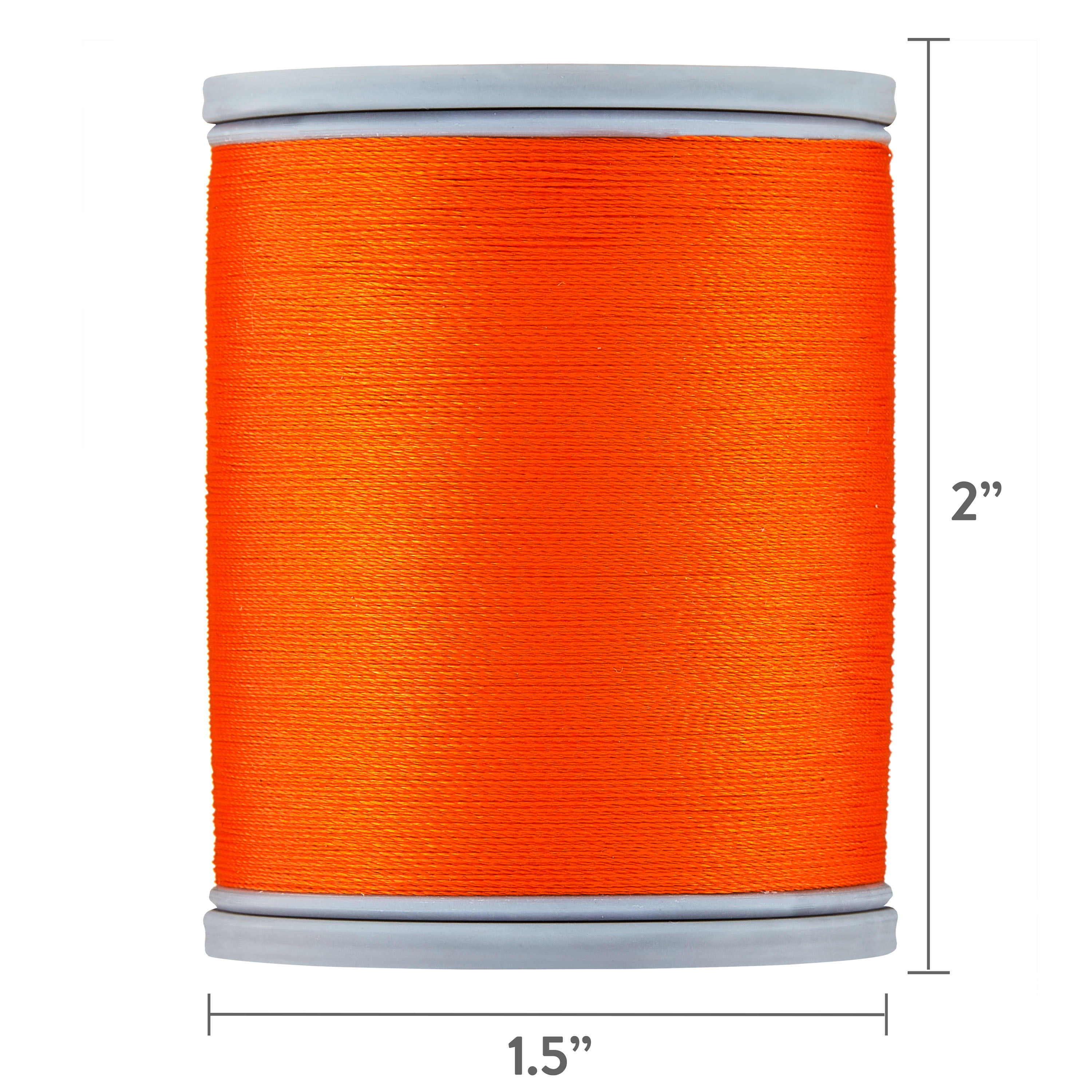 Hello Hobby Vibrant Orange 100% Polyester Embroidery Thread 40 WT