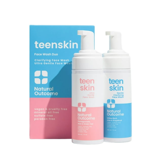 Jabón Facial Natural Outcome Teen Skin Duo 150 ml x 2