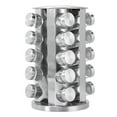 thumbnail image 1 of Yeacher 20PCS Jar Spice Rack 360°Rotating Spice Rack Organizer Stainless Steel Large Standing Cabinet Seasoning, 1 of 8