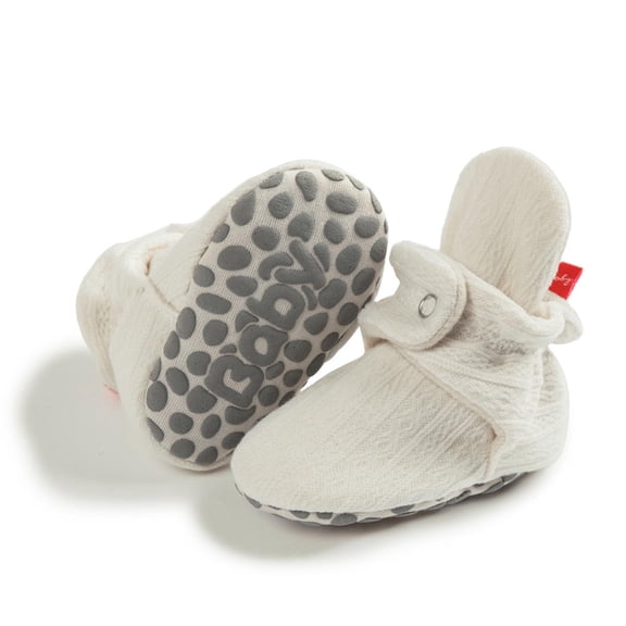 Baby Booties, Newborn Baby Booties Non-Slip Warm Cozy Baby Slippers Toddler Boys Girls Infant Winter Cozy Socks Shoes Easy On and Off Snap Boots Crib Warm Shoe First Walker Birthday Shower