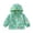 C289 Green, variant on Curuila Toddler Child Girls Coat With Zipper Long Sleeve Graphic Print Hooded Jacket For Girls Loose Fit Comfortable Outerwear Size 18-24 Months