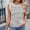 *White, variant on ClodeEU Women's Spring Summer Striped Ribbed Knit Tank Top,Casual Cute T Shirt Tank White,Womens Plus L