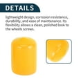 thumbnail image 5 of Wheel Lug Nut Bolt Cylindrical Shape Exterior Rims Tire Nut Screws Dust Cap Cover Nut Protection Yellow 20pcs 17mm, 5 of 7