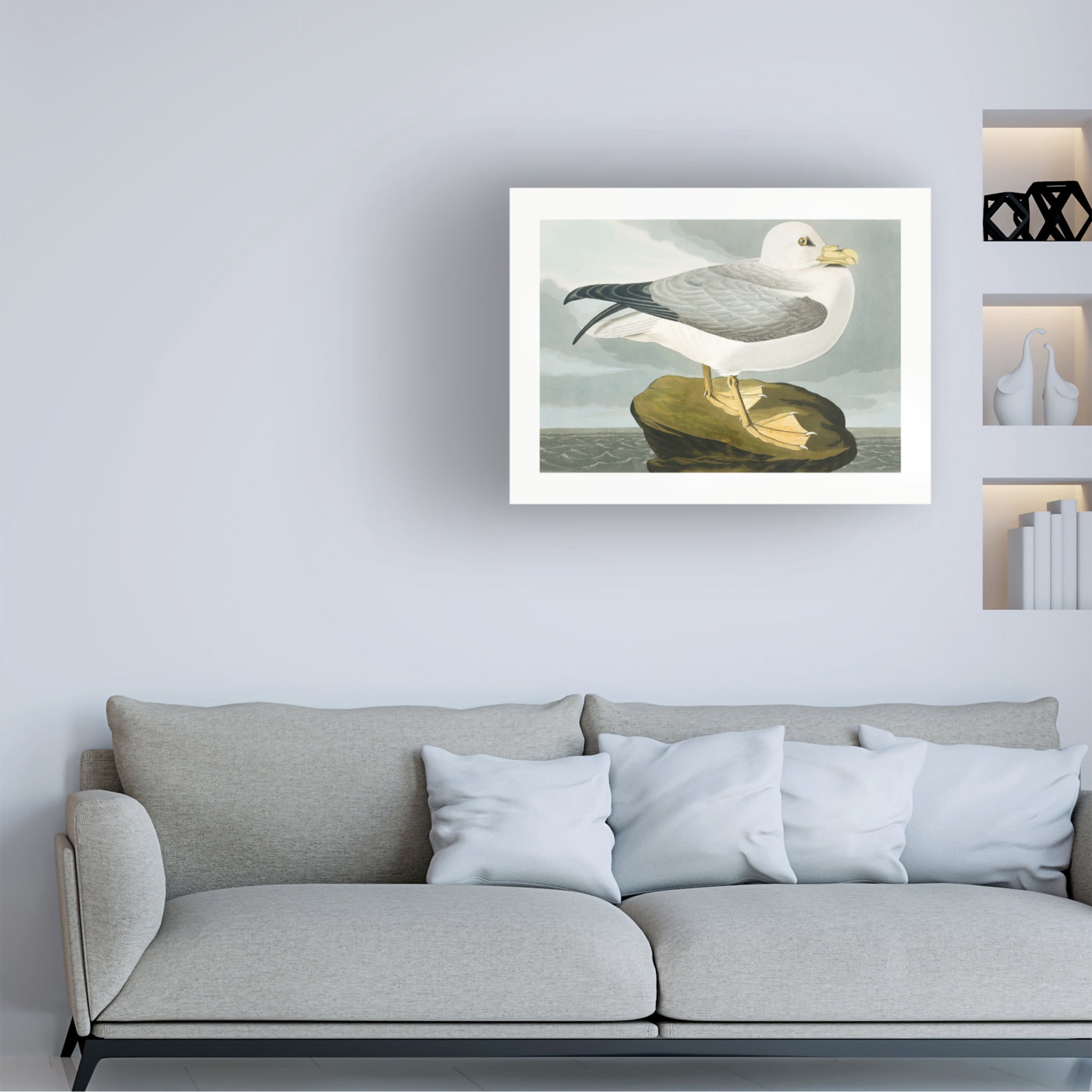 Trademark Fine Art Pictufy   Fulmar Petrel From Birds of America 1827 Canvas Wall Art