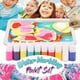 thumbnail image 1 of Kit de pintura de marmoleado DIY Water Art Set | 6 Colores vibrantes | Lavado fácil | Suministros creativos Ebru | Pinturas de 6 ml | Líquido de dibujo y herramientas incluidas | Compatible con, 1 of 7