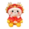 thumbnail image 1 of Muñeco de Peluche de Dragón, Muñeco Suave de año Nuevo, Recuerdo de Bendición, Juguete de Peluche de Dragón para Oficina, Regalo de Cumpleaños, Dormit 33cm Hugo Juguetes de peluche, 1 of 9