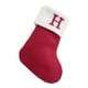 thumbnail image 2 of Seyotauo Christmas Stockings with Initials, Embroidered Xmas Stockings, 7" Large Knitted Xmas Stocking, Christmas Party Fireplace Family Hanging Stocking Decorations, 2 of 6