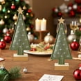 thumbnail image 5 of Tabletop Christmas Tree Christmas Decoration Felt Decorative Mini Xmas Tree Table Centerpiece for Home Decor Fireplace Office, 5 of 6