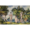 thumbnail image 3 of Cezanne, Paul 24x17 Black Modern Framed Museum Art Print Titled - Bathers, 3 of 5