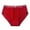 Red, variant on Women's Hi-Leg Panties Breathable Stretch Cotton Underwear Women's High-Waisted Brief Panties Moisture-Wicking Cotton Brief Underwear Women's Panties Low Rise Soft Strench Ladies Bikini