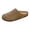 Light Brown_005, variant on Suede Clogs for Women with Arch Support Potato Mules Shoes, Soft Cork Footbed Slip on Casual Comfort Home Sandals Slippers Brown 7（EU-38）