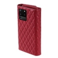 thumbnail image 6 of Magnetic Flip Case for Samsung S20 Ultra, Crossbody Strap RFID Blocking Leather Purse Case with Card Holder, Zipper Bills Slot Handbag Wrist Lanyard Cover for Samsung Galaxy S20 Ultra, Red, 6 of 9