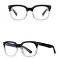 thumbnail image 2 of Men Women Retro Transparent Glasses Frame Anti-Blue Bight Trend Square Frame, 2 of 2