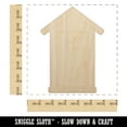 thumbnail image 2 of Classic Outhouse Toilet Wood Shape Unfinished Piece Cutout Craft DIY Projects - 6.25 Inch Size - 1/8 Inch Thick, 2 of 7